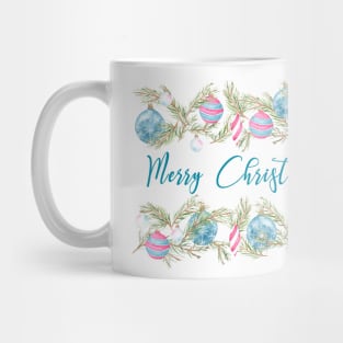 Cruelty Free Christmas Tree  with Glass Ornaments Mug